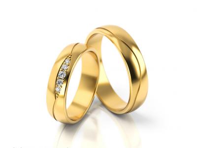 Snubní prsteny - vzor 296