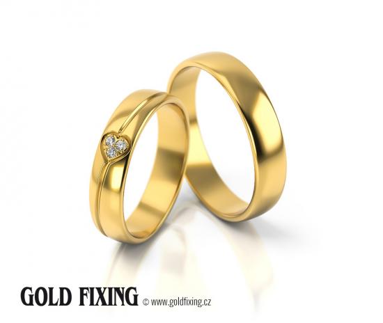 Snubní prsteny - vzor 314